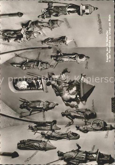 Unkel Rhein Kapelle der 14 Nothelfer in der Pfarrkirche zu Unkel am Rhein