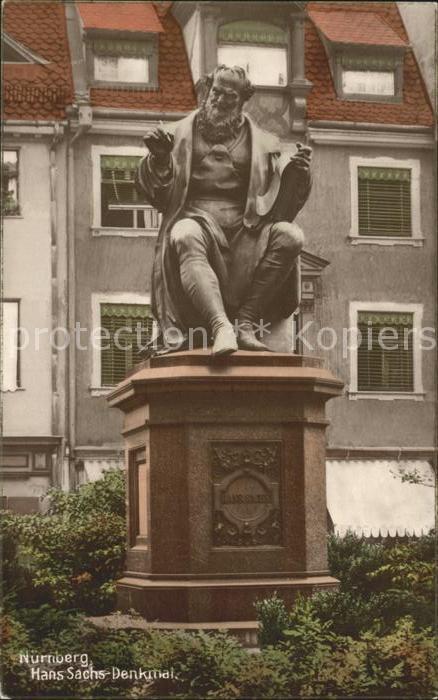 NueRNBERG  CITY Hans Sachs-Denkmal