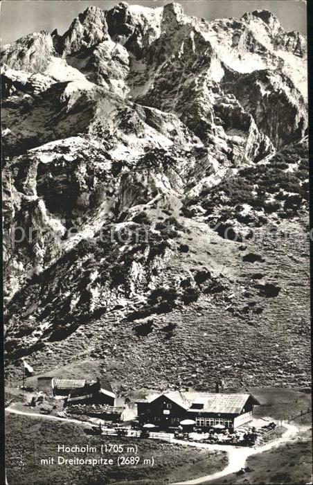 GARMISCH-PARTENKIRCHEN Bayern Hochalm mit Dreitorspitze