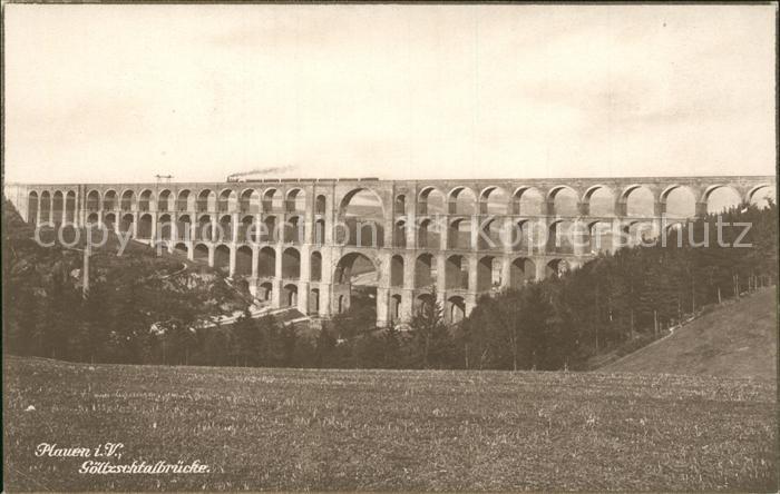 Plauen Vogtland Goeltzschtalbruecke Viadukt