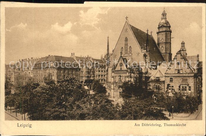 LEIPZIG Sachsen Dittrichring Thomaskirche
