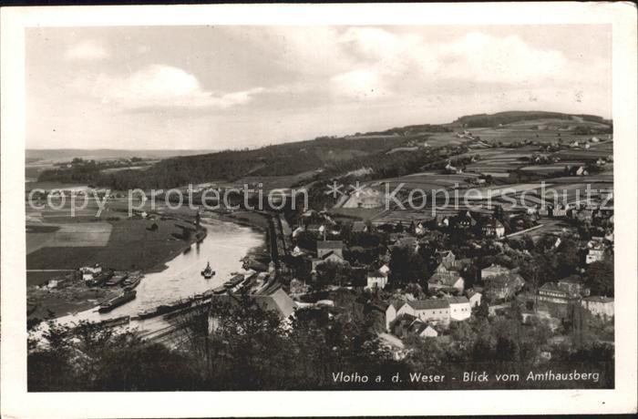 Vlotho Blick vom Amthausberg