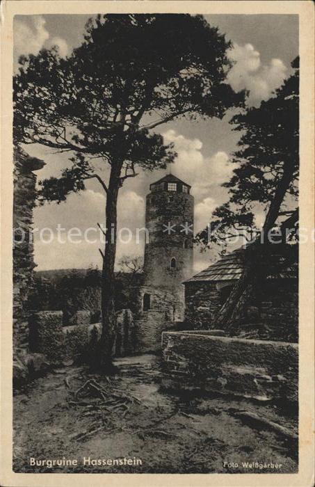 CHEMNITZ Sachsen Burgruine Hassenstein