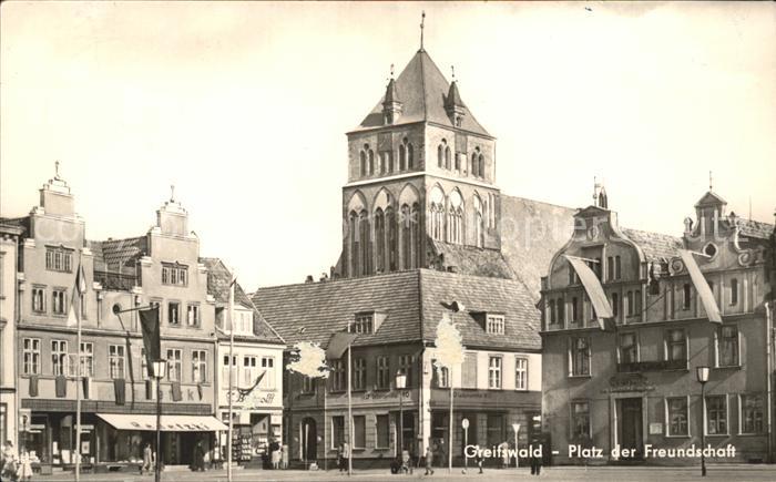 Greifswald Mecklenburg Vorpommern Platz der Freundschaft