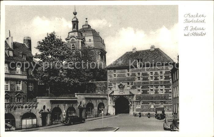 Burtscheid Aachen St. Johann mit Abteitor