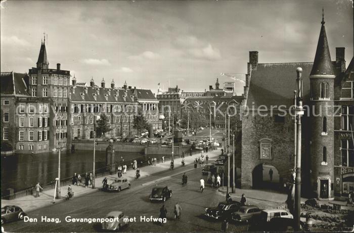 Den Haag Gevangenenpoort mit Hofweg