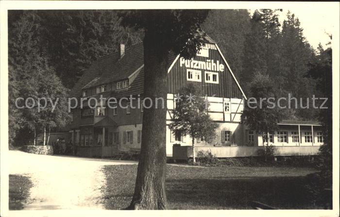 Baerenfels Erzgebirge Puetzmuehle