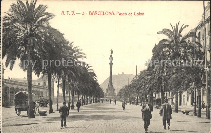 Barcelona Cataluna Paeso de Colon
