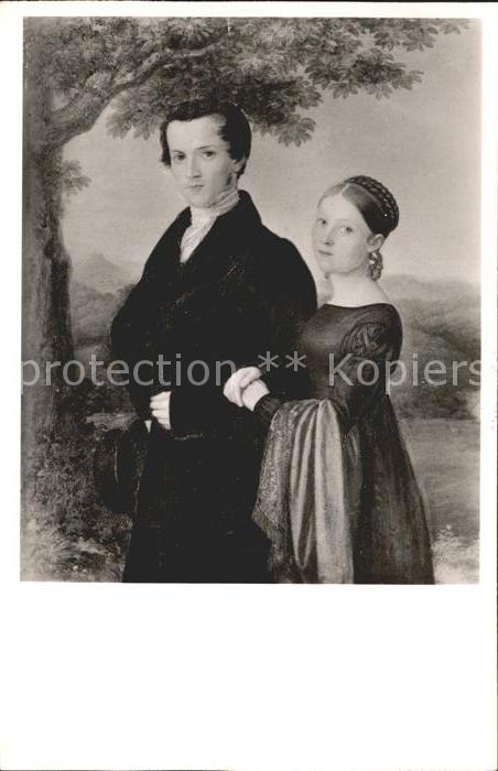 Schnait Weinstadt Remstal Silcher Museum Silcher und Frau