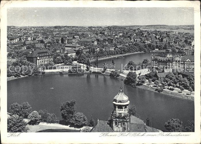 KIEL  CITY Blick vom Rathausturm Kleiner Kiel