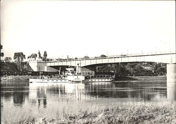 Riesa Sachsen Neue Elbbruecke