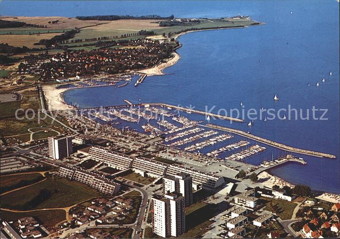 KIEL CITY Fliegeraufnahme Schilksee Olympia Zentrum