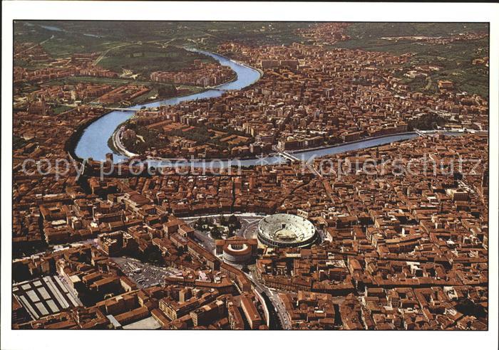 Verona Veneto Fliegeraufnahme