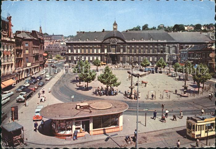 Liege Luettich Place St. Lambert Strassenbahn
