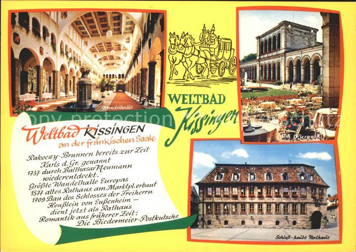 Bad Kissingen Wandelhalle Kurpark Schloss