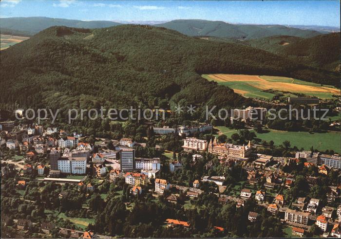 Bad Wildungen Fliegeraufnahme Kurviertel