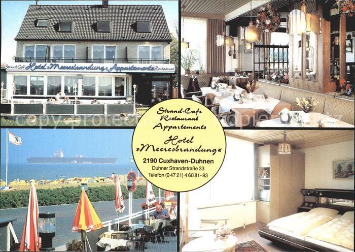 Duhnen Nordsee StrandCafe Restaurant Hotel Meeresbrandung