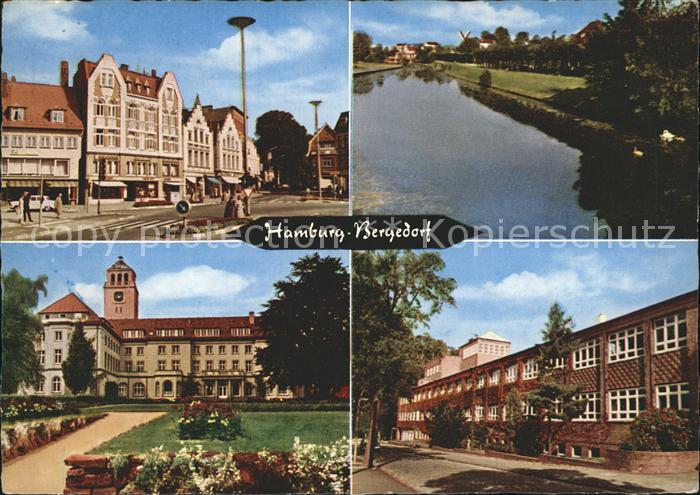 Bergedorf Hamburg Bahnhof Schillerufer Luisenschule