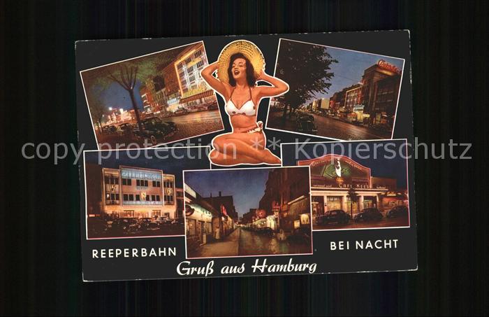 HAMBURG  CITY Reeperbahn bei Nacht