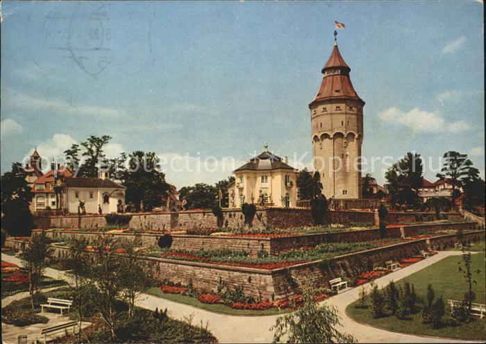 Rastatt Pagodenburg und Wasserturm mit Anlagen