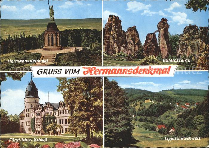 Hermannsdenkmal Externsteine Schloss