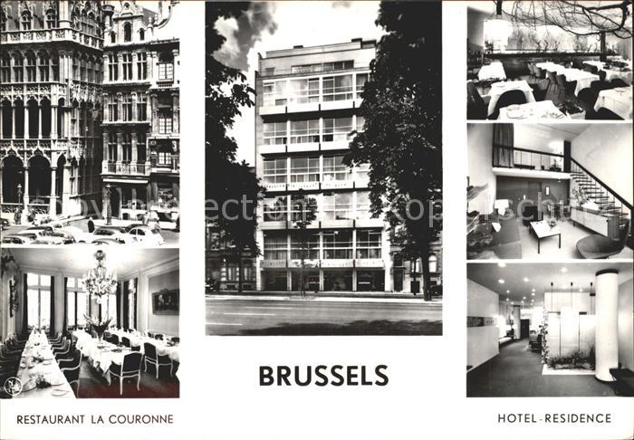 Bruxelles Bruessel Restaurant La Couronne Hotel Residence