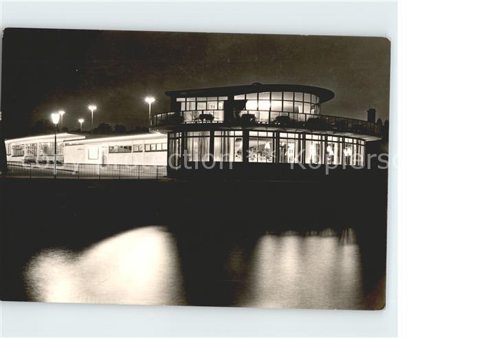 Bodensee Cafe Restaurant Laende bei Nacht