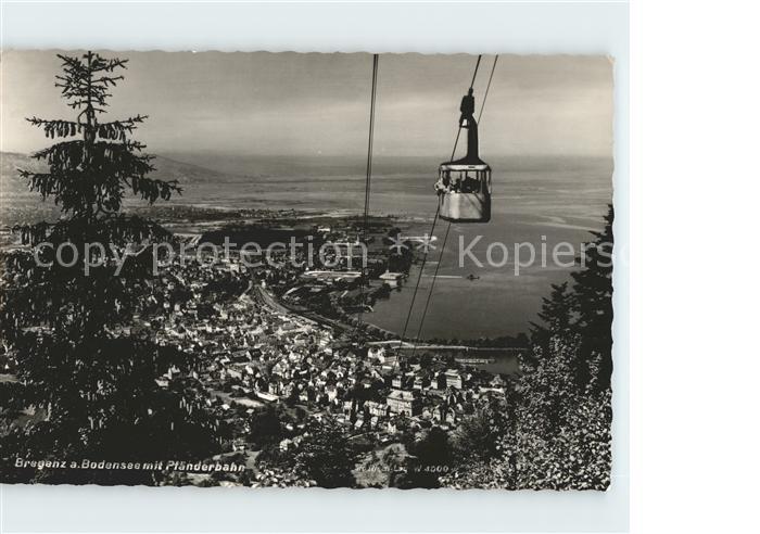 Bregenz Vorarlberg Pfaenderbahn Bodenses