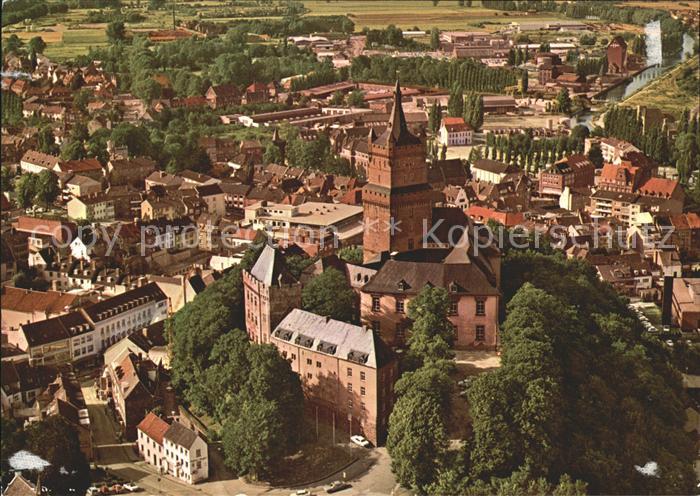 Kleve Schwanenburg Fliegeraufnahme