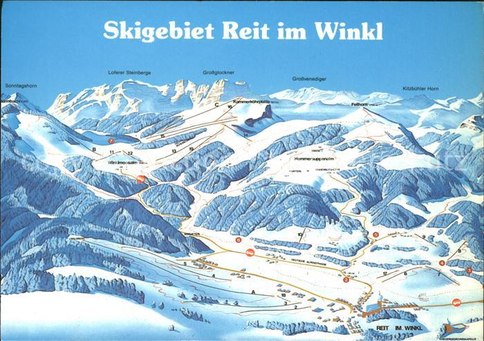 Reit Winkl Skigebiet Bayerische Alpen Luftkurort