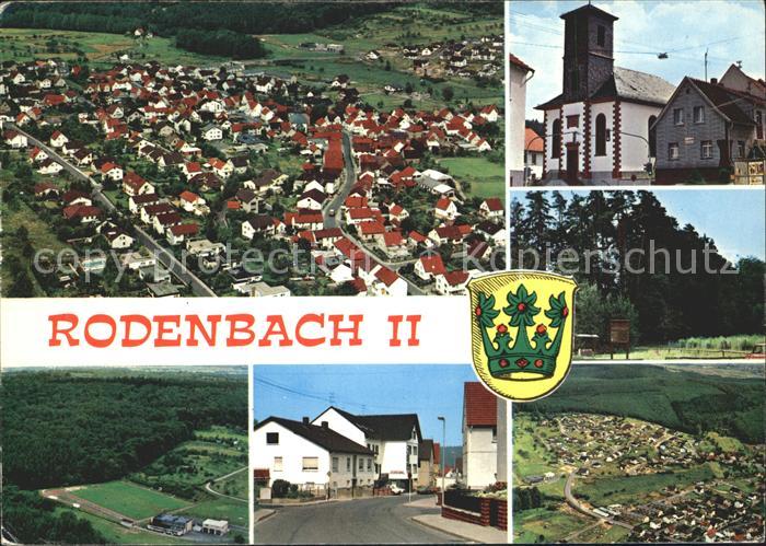 Rodenbach Hanau am Naturpark Spessart Kirche Strassenpartie Wappen