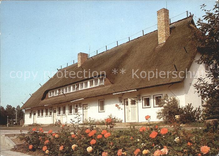 Ahrenshoop Ostseebad Kombinat VEB Chemische Werke Buna Gaststaette Duenenhaus