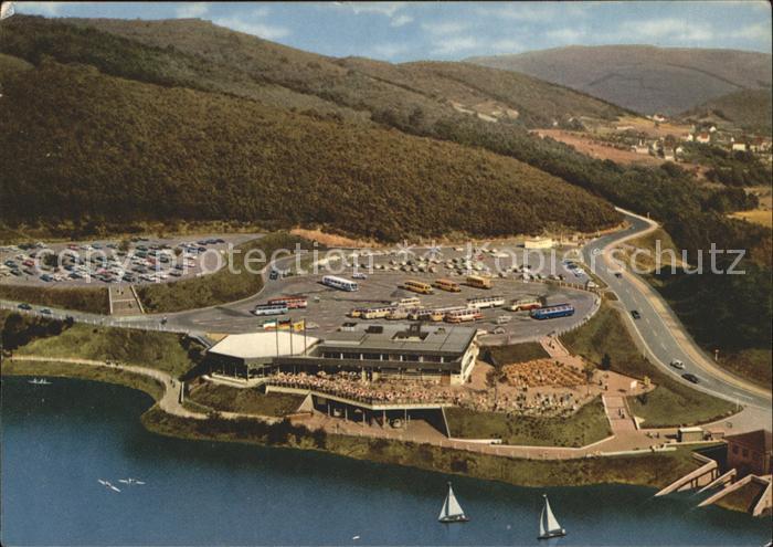 Heimbach Eifel Gaststaette Der Seehof Stausee Rurtalsperre Schwammenauel Flieger