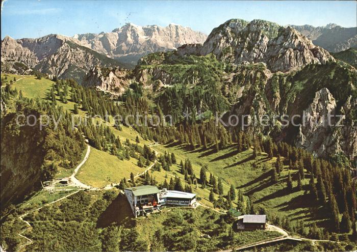 Schwangau Tegelbergbahn Bergstation Panorama Zugspitze Strassberg