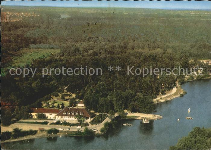 INGOLSTADT  CITY Cafe Gaststaette am Auwaldsee Fliegeraufnahme