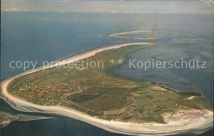 Langeoog Nordseebad Insel Fliegeraufnahme