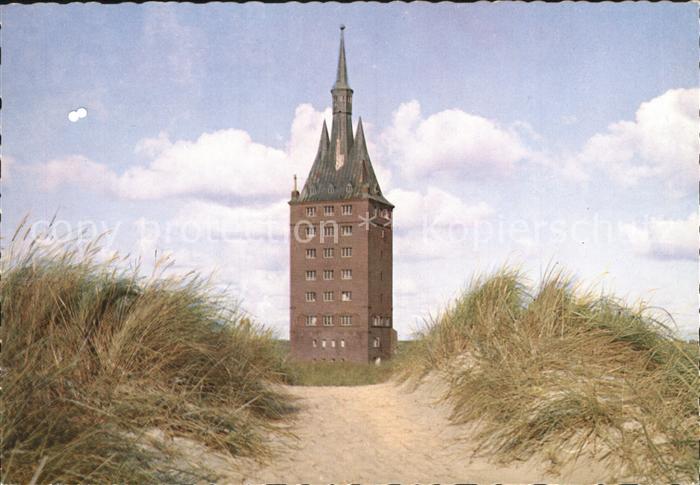 Wangerooge Nordseebad Westturm Duenen