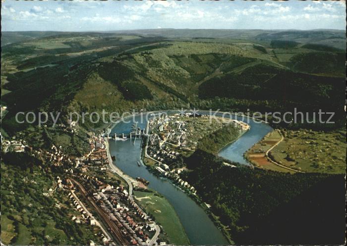 Hirschhorn Neckar Fliegeraufnahme