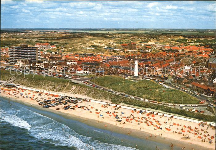 Egmond aan Zee Panorama Strand Fliegeraufnahme