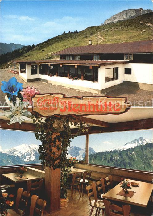 Hirschegg Kleinwalsertal Vorarlberg Ifenhuette Blick auf den Hohen Ifen Allgaeue