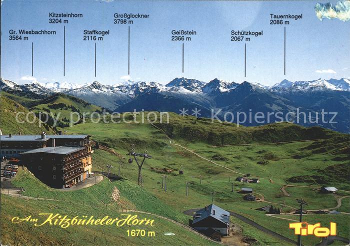 Kitzbuehel Tirol Alpenhaus am Kitzbueheler Horn Alpenpanorama im Sommer