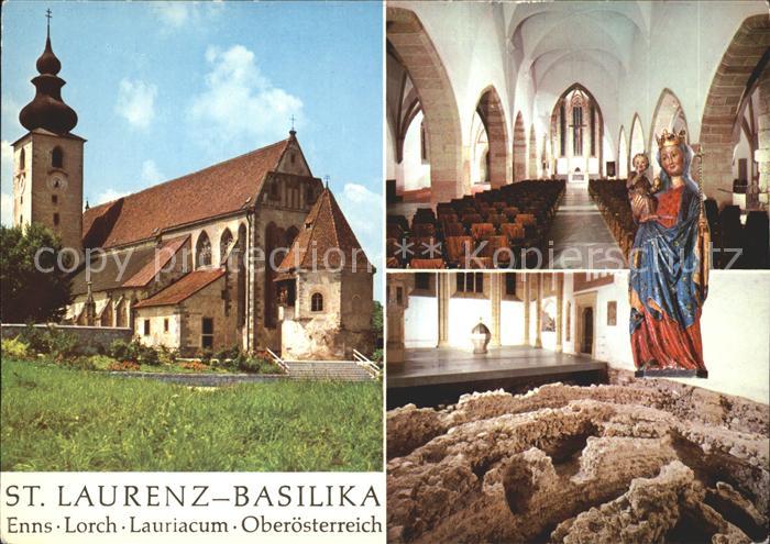 Enns St Laurenz Basilika Heiligenfigur Gotische Madonna