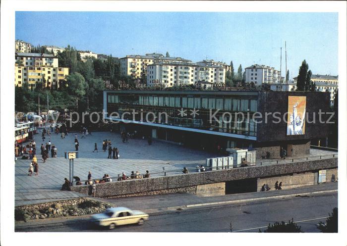 Jalta Yalta Krim Crimea Bushaltestelle