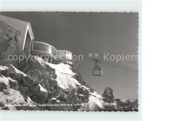 St Anton Arlberg Valluga Bergbahn mit Gratrestauration Bergstation