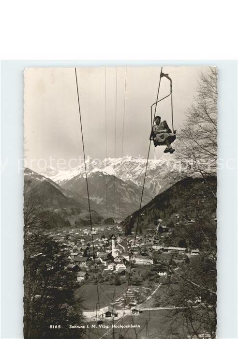 Schruns Vorarlberg Hochjochbahn Sessellift Alpenpanorama