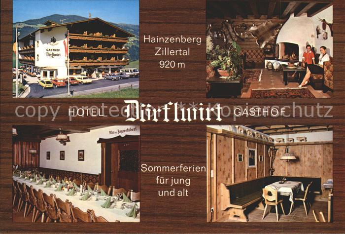 Hainzenberg Gasthof Restaurant Hotel Doerflwirt Zillertal