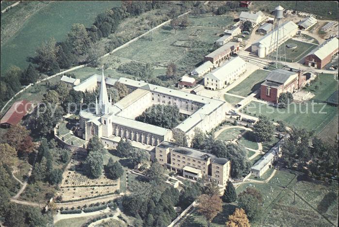New Haven Kentucky Abbey of Gethsemani Air View