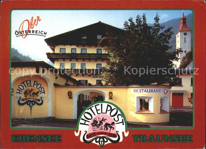 Ebensee Oberoesterreich Hotel-Restaurant Post