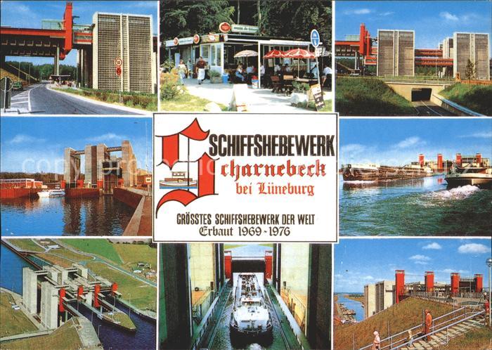 LueNEBURG  CITY Schiffshebewerk Scharnebeck Pavillon am Hebewerk