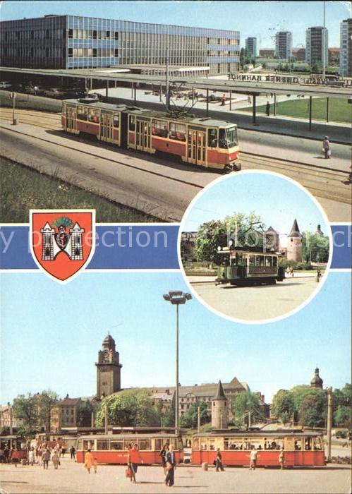 Plauen Vogtland Am Oberen Bahnhof Historische Strassenbahn Otto-Grotewohl-Platz